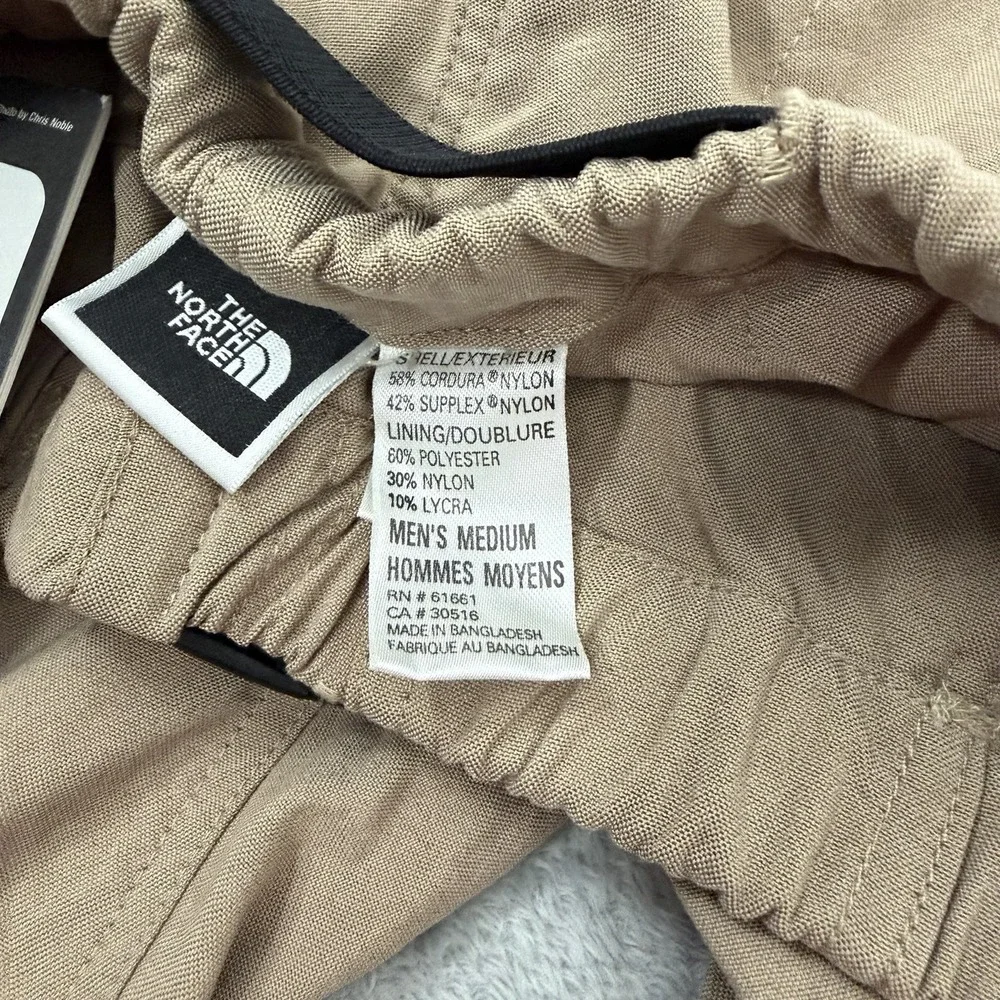 The North Face Tekware Pants Mens Medium Khaki Cordura Utility Double Knee NWT